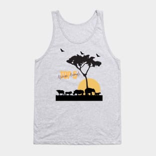 Top 5 African Animals Tank Top